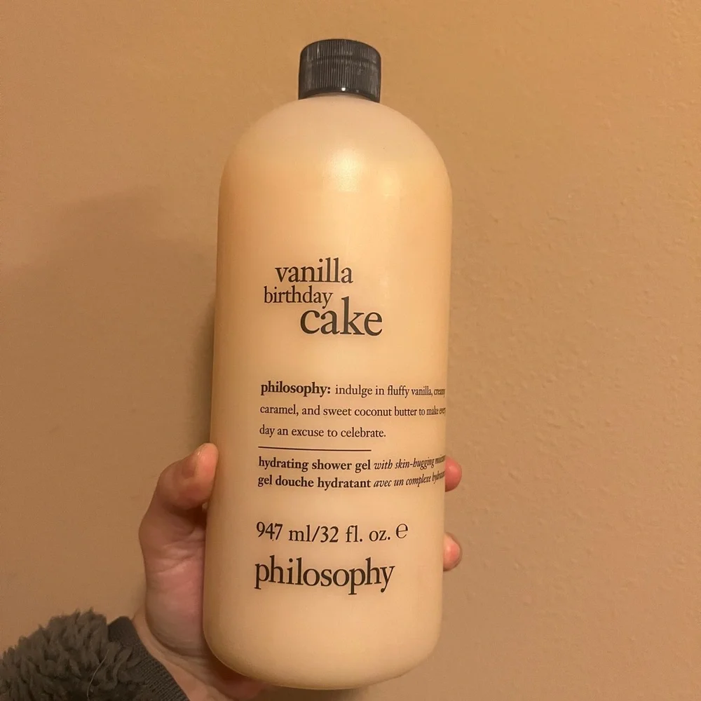Philosophy vanilla birthday cake hydrating shower gel 32 floz